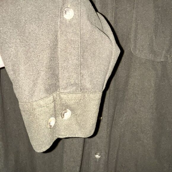 Browning Button Up Shirt Mens XL Forest Green Long‎ Sleeve Casual Buck Suede - Picture 3 of 13